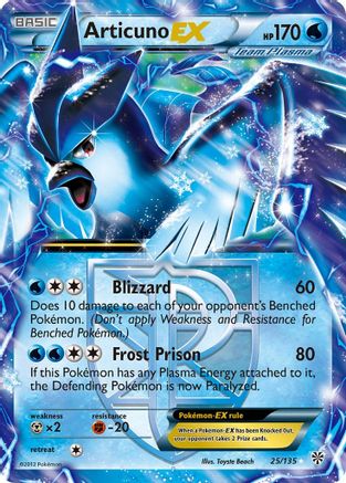 [PKM] Articuno EX (25/135) [Black & White: Plasma Storm]
