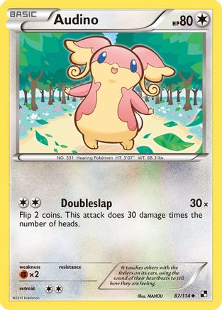 [PKM] Audino (87/114) [Black & White: Base Set]