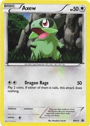 [PKM] Axew (BW10) [Black & White: Black Star Promos]