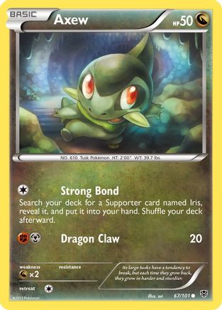 [PKM] Axew (67/101) [Black & White: Plasma Blast]