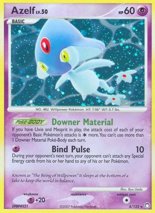 [PKM] Azelf (4/123) [Diamond & Pearl: Mysterious Treasures]