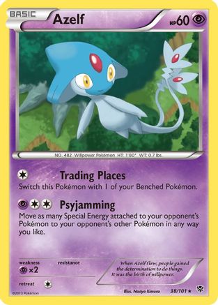 [PKM-R] Azelf (38/101) [Black & White: Plasma Blast]