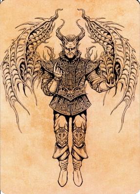 {A} Raphael, Fiendish Savior Art Card (75) [Commander Legends: Battle for Baldur's Gate Art Series][ACLB 075]