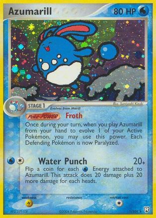[PKM-R] Azumarill (1/109) (Stamped) [EX: Team Rocket Returns]
