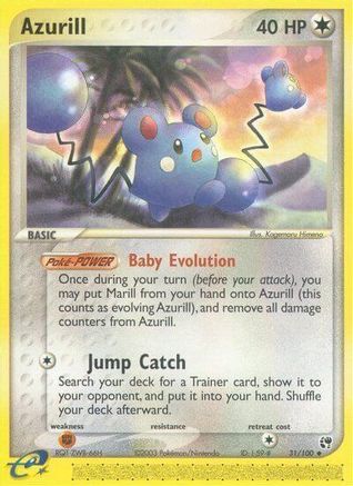 [PKM-C] Azurill (31/100) [EX: Sandstorm]