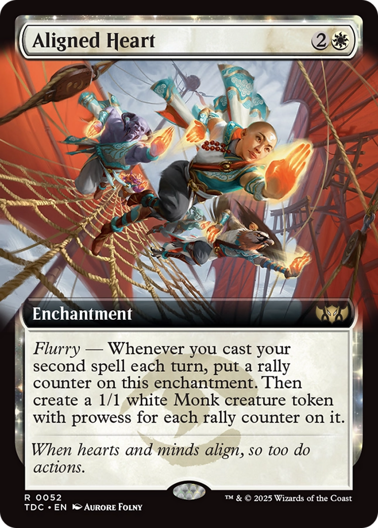 {R} Aligned Heart (Extended Art) [Tarkir: Dragonstorm Commander][TDC 052]