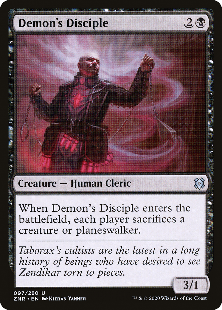 {C} Demon's Disciple [Zendikar Rising][ZNR 097]