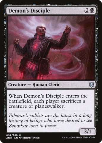 {C} Demon's Disciple [Zendikar Rising][ZNR 097]