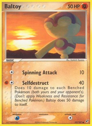 [PKM] Baltoy (53/107) (Stamped) [EX: Deoxys]