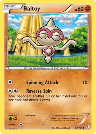 [PKM-C] Baltoy (63/124) [Black & White: Dragons Exalted]