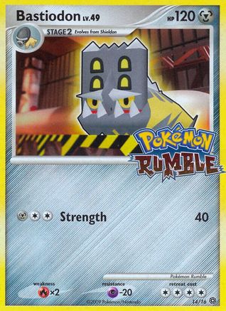 [PKM] Bastiodon (14/16) [PokÃƒÂ©mon Rumble]