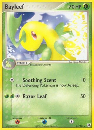 [PKM] Bayleef (35/115) (Stamped) [EX: Unseen Forces]