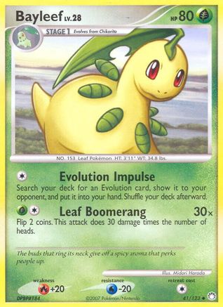 [PKM] Bayleef (41/123) [Diamond & Pearl: Mysterious Treasures]