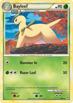 [PKM] Bayleef (40/95) [HeartGold & SoulSilver: Call of Legends]