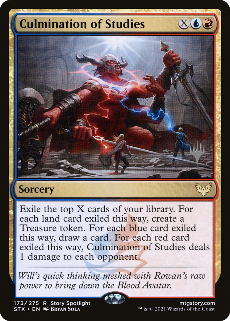 {R} Culmination of Studies (Promo Pack) [Strixhaven: School of Mages Promos][PP STX 173]
