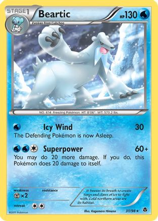 [PKM] Beartic (31/98) [Black & White: Emerging Powers]