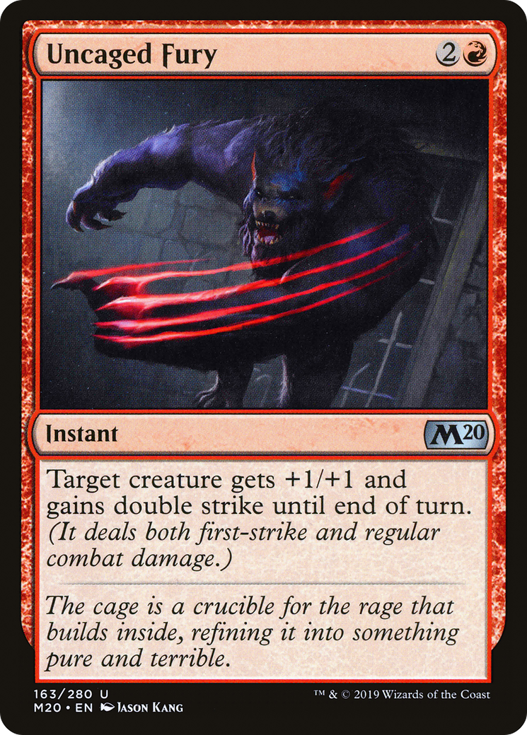 {C} Uncaged Fury [Core Set 2020][M20 163] - Misty Mountain Games