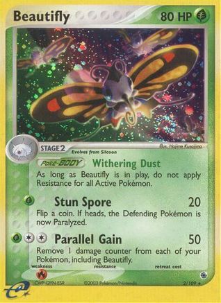 [PKM] Beautifly (2/109) [EX: Ruby & Sapphire]