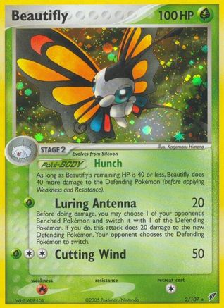 [PKM] Beautifly (2/107) (Stamped) [EX: Deoxys]