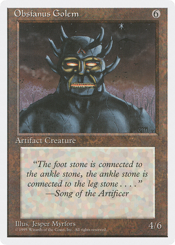 {C} Obsianus Golem [Fourth Edition][4ED 339]