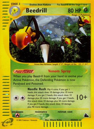 [PKM-R] Beedrill (H4/H32) [Skyridge]