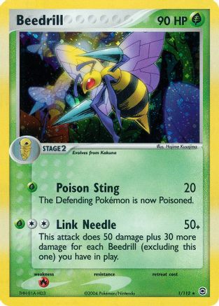 [PKM] Beedrill (1/112) [EX: FireRed & LeafGreen]