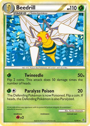 [PKM-R] Beedrill (12/95) [HeartGold & SoulSilver: Unleashed]