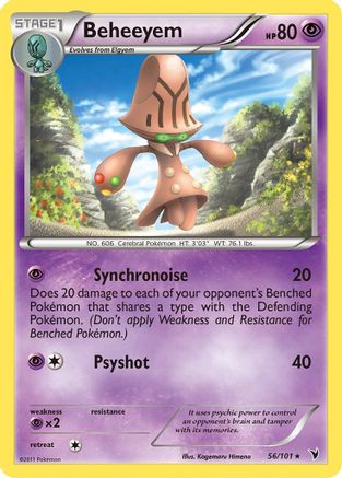 [PKM] Beheeyem (56/101) [Black & White: Noble Victories]