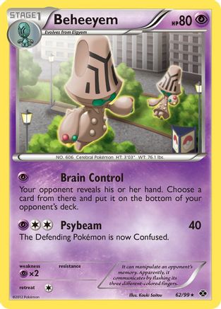 [PKM] Beheeyem (62/99) [Black & White: Next Destinies]
