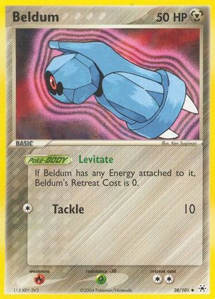 [PKM] Beldum (28/101) [EX: Hidden Legends]