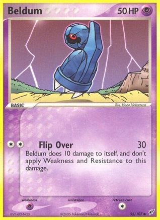 [PKM-C] Beldum (55/107) (Stamped) [EX: Deoxys]