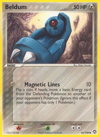 [PKM-C] Beldum (45/108) (Stamped) [EX: Power Keepers]