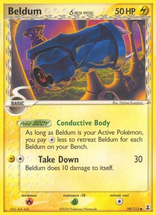 [PKM] Beldum (59/113) (Delta Species) (Stamped) [EX: Delta Species]