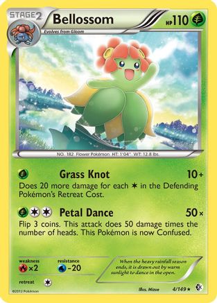 [PKM-R] Bellossom (4/149) [Black & White: Boundaries Crossed]