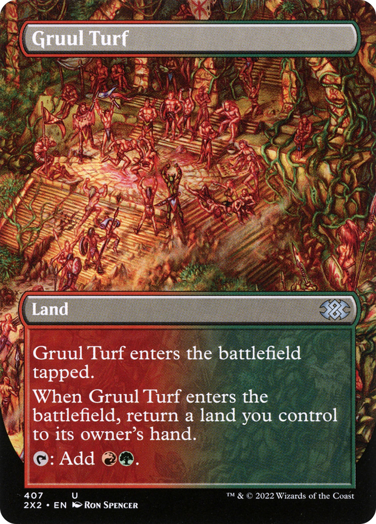 {C} Gruul Turf (Borderless Alternate Art) [Double Masters 2022][2X2 407]