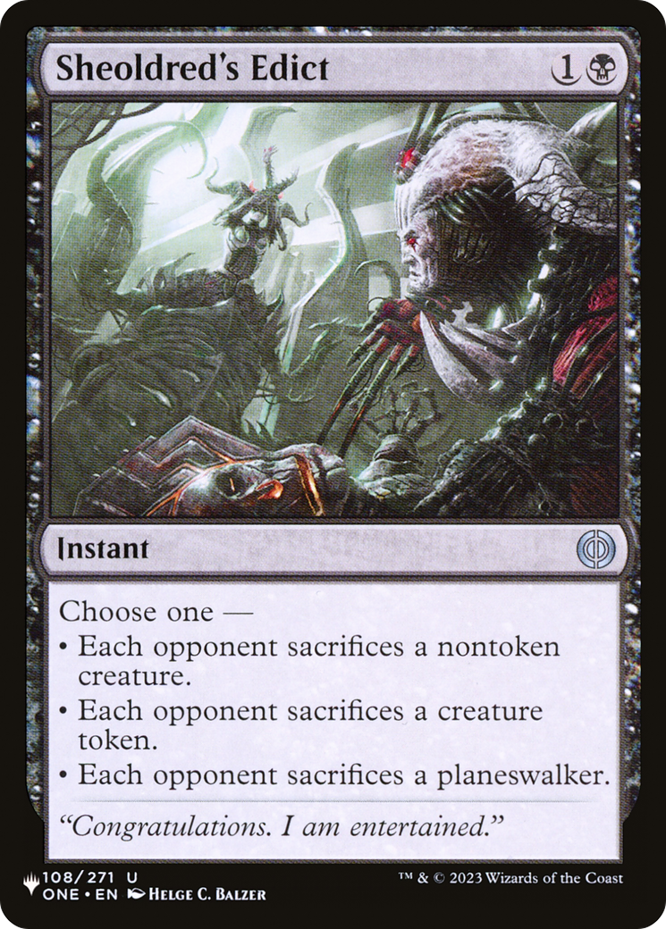 Sheoldred's Edict [LIST 108/271]