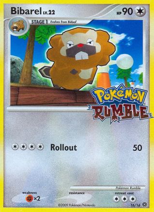 [PKM] Bibarel (16/16) [PokÃƒÂ©mon Rumble]
