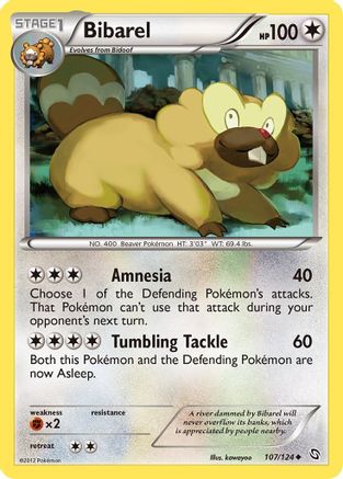 [PKM-C] Bibarel (107/124) [Black & White: Dragons Exalted]
