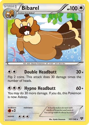 [PKM] Bibarel (107/146) [XY: Base Set]