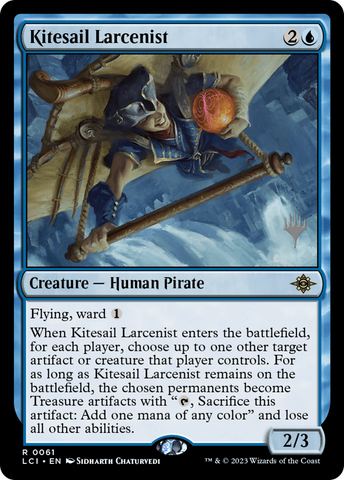 {@R} Kitesail Larcenist (Promo Pack) [The Lost Caverns of Ixalan Promos][PP LCI 061]