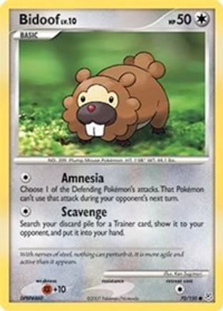 [PKM] Bidoof (70/130) [Diamond & Pearl: Base Set]