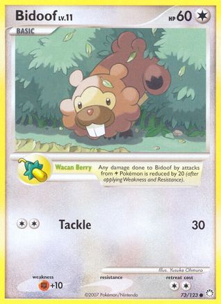 [PKM] Bidoof (73/123) [Diamond & Pearl: Mysterious Treasures]