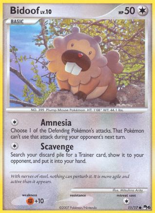 [PKM-C] Bidoof (11/17) [POP Series 6]