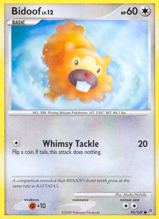 [PKM-C] Bidoof (91/147) [Platinum: Supreme Victors]