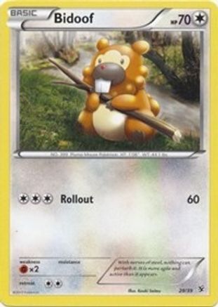 [PKM] Bidoof (29/39) [XY: Kalos Starter Set]