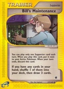 [PKM] Bill's Maintenance (137/165) [Expedition: Base Set]