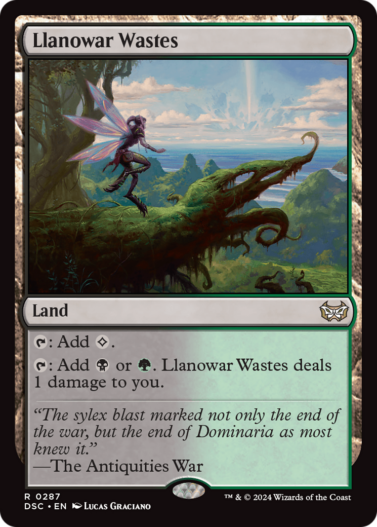 {R} Llanowar Wastes [Duskmourn: House of Horror Commander][DSC 287]