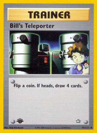 [PKM] Bill's Teleporter (91/111) [Neo Genesis 1st Edition]