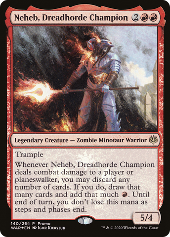 {R} Neheb, Dreadhorde Champion [Resale Promos][PA RES 140]