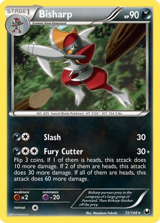 [PKM-R] Bisharp (72/108) [Black & White: Dark Explorers]